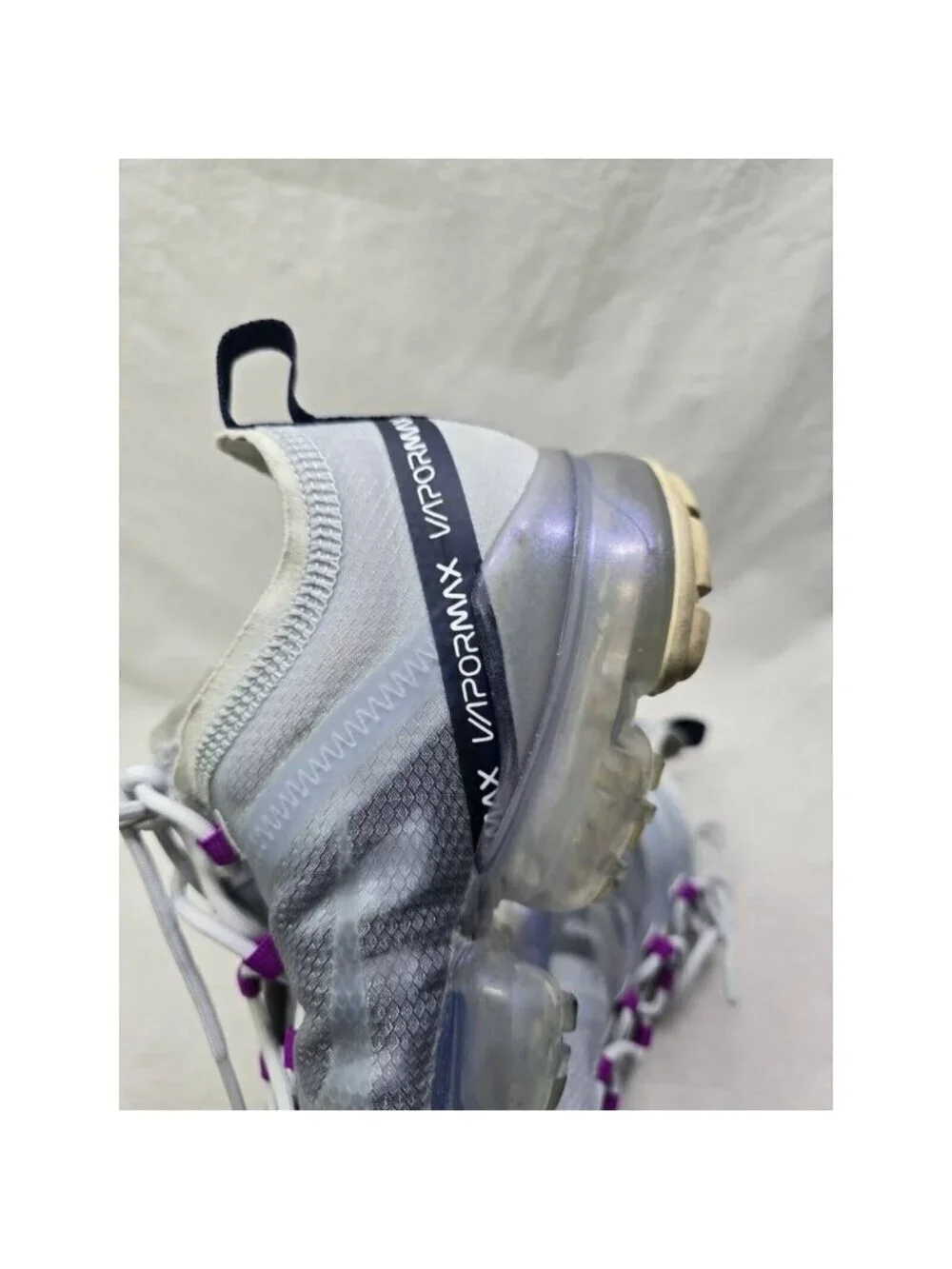Nike Air VaporMax Football Gray 2019 Running Shoes Sneakers Womens Size 8
